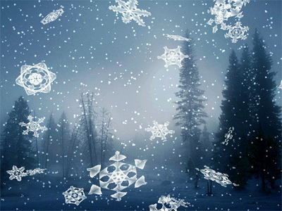 Snowfall3D Screensaver Screenshot
